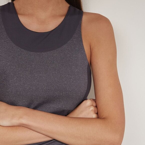 New Adidas by Stella McCartney Yoga Comfort Tank Top In Night Steel NWT Size XS - Picture 4 of 12